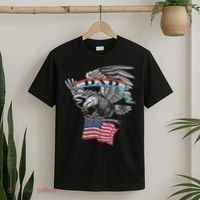 Dad American Flag Usa Eagle Vintage T-Shirt thumb 2
