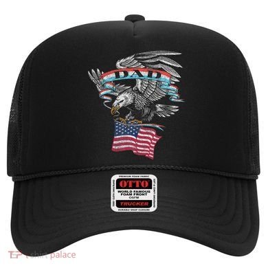 Dad American Flag Usa Eagle Vintage Hat