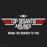 DeSantis Airlines Funny Political Meme Top DeSantis Airlines Beanie thumb 2