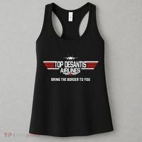 DeSantis Airlines Funny Political Meme Top DeSantis Airlines Women's Tank Top thumb 3