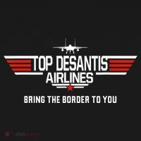 DeSantis Airlines Funny Political Meme Top DeSantis Airlines Women's Tank Top thumb 5