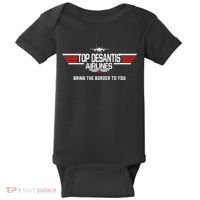 DeSantis Airlines Funny Political Meme Top DeSantis Airlines Baby Bodysuit thumb 0