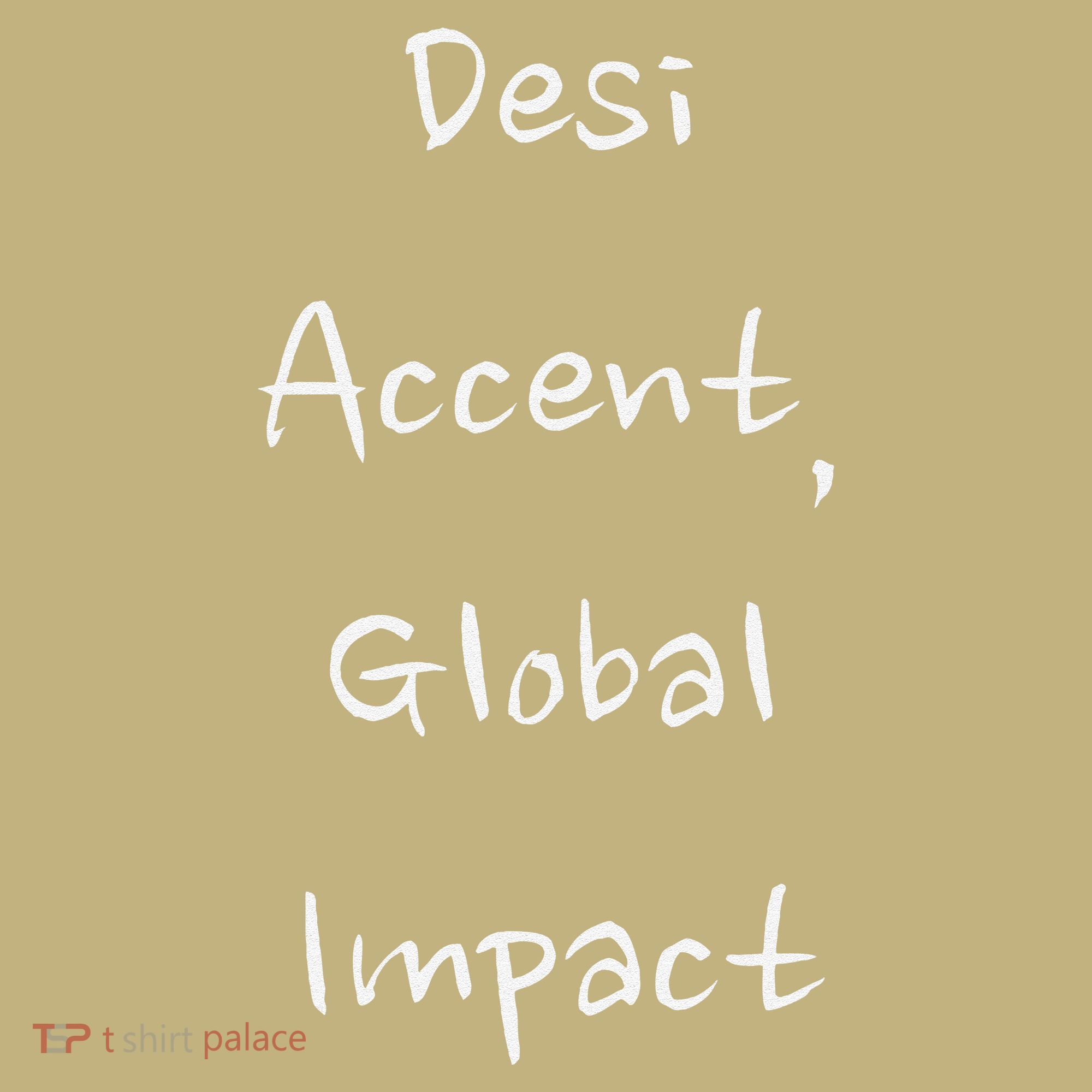 Desi Accent Global Impact Kids T-Shirt