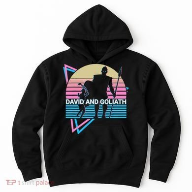 David And Goliath Christian Christianity Retro Hoodie