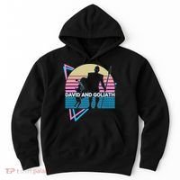 David And Goliath Christian Christianity Retro Hoodie thumb 0