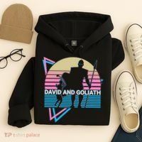 David And Goliath Christian Christianity Retro Hoodie thumb 4