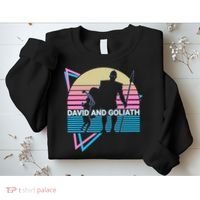 David And Goliath Christian Christianity Retro Sweatshirt thumb 2
