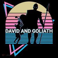 David And Goliath Christian Christianity Retro Sweatshirt thumb 3