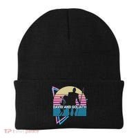 David And Goliath Christian Christianity Retro Beanie thumb 0