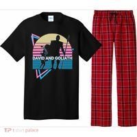 David And Goliath Christian Christianity Retro Pajama Set thumb 0