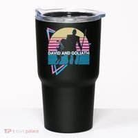 David And Goliath Christian Christianity Retro Tumbler thumb 0