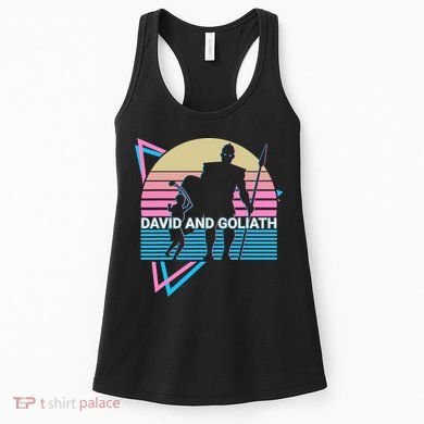 David And Goliath Christian Christianity Retro Women's Tank Top