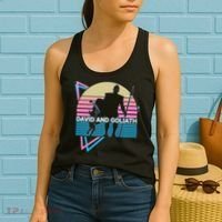 David And Goliath Christian Christianity Retro Women's Tank Top thumb 2