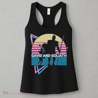 David And Goliath Christian Christianity Retro Women's Tank Top thumb 3