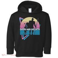 David And Goliath Christian Christianity Retro Toddler Hoodie thumb 0