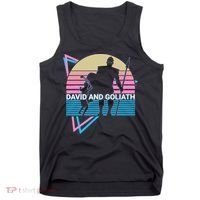 David And Goliath Christian Christianity Retro Tank Top thumb 0