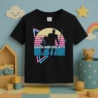 David And Goliath Christian Christianity Retro Toddler T-Shirt thumb 3