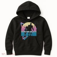 David And Goliath Christian Christianity Retro Kids Hoodie thumb 0