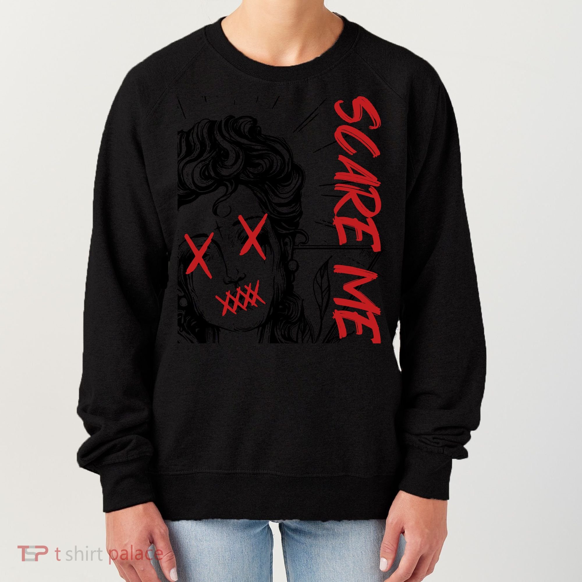 Dark Art Grunge Gothic Women Horror Graphic Women's Sweatshirt