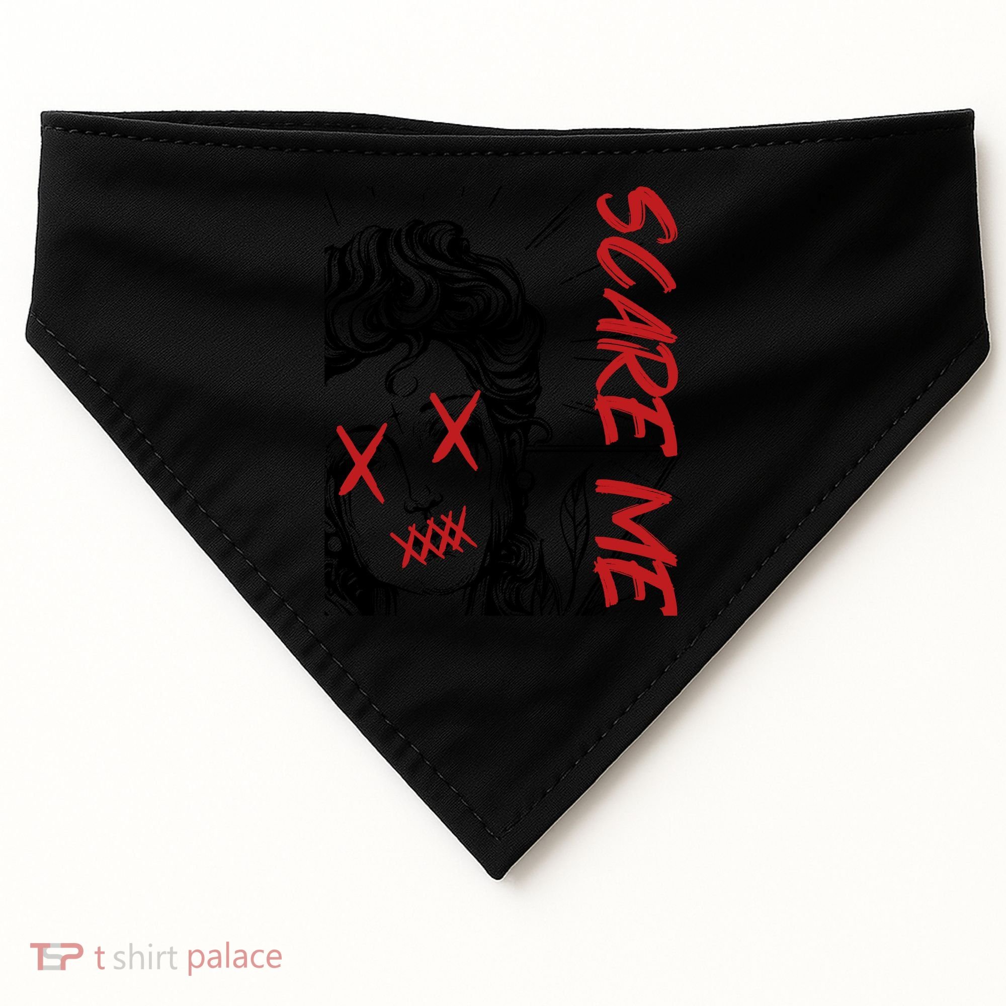 Dark Art Grunge Gothic Women Horror Graphic USA-Made Doggie Bandana