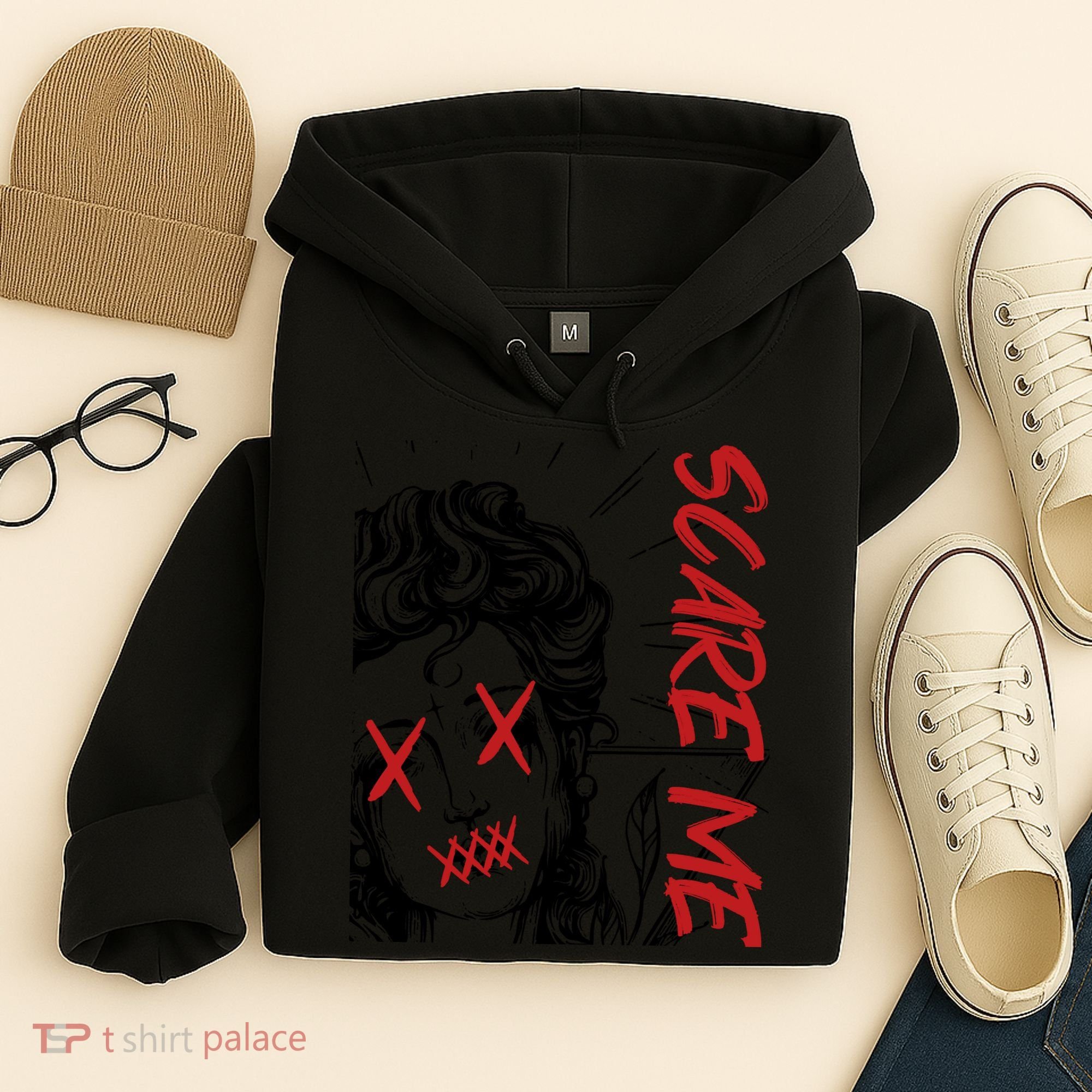 Dark Art Grunge Gothic Women Horror Graphic Hoodie