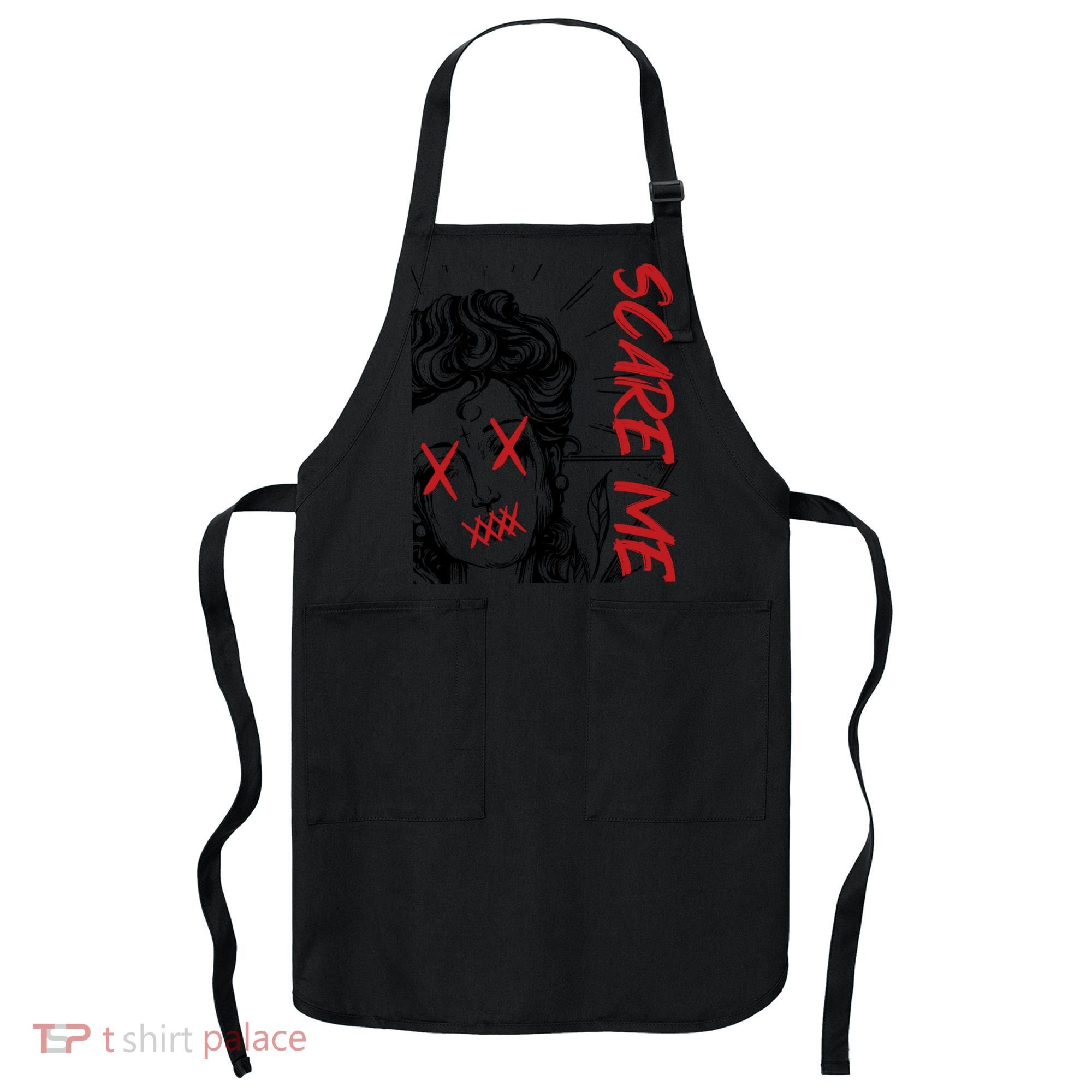 Dark Art Grunge Gothic Women Horror Graphic Apron