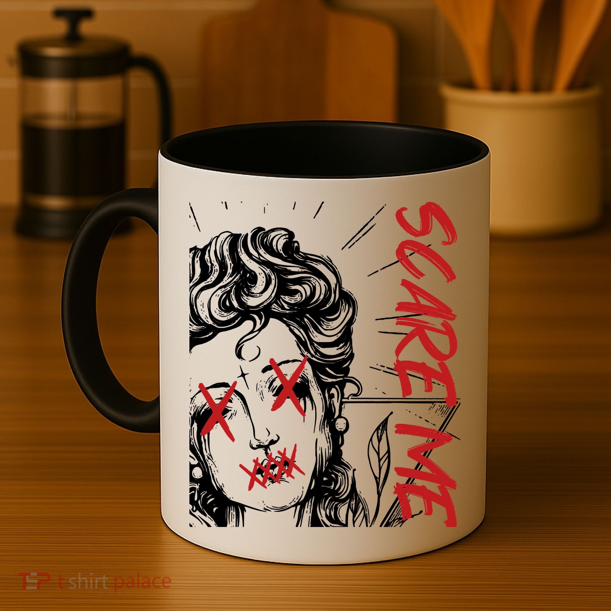 Dark Art Grunge Gothic Women Horror Graphic Coffee Mug
