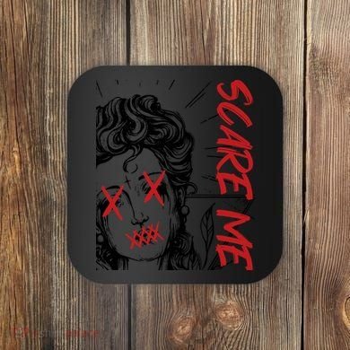 Dark Art Grunge Gothic Women Horror Graphic Coaster