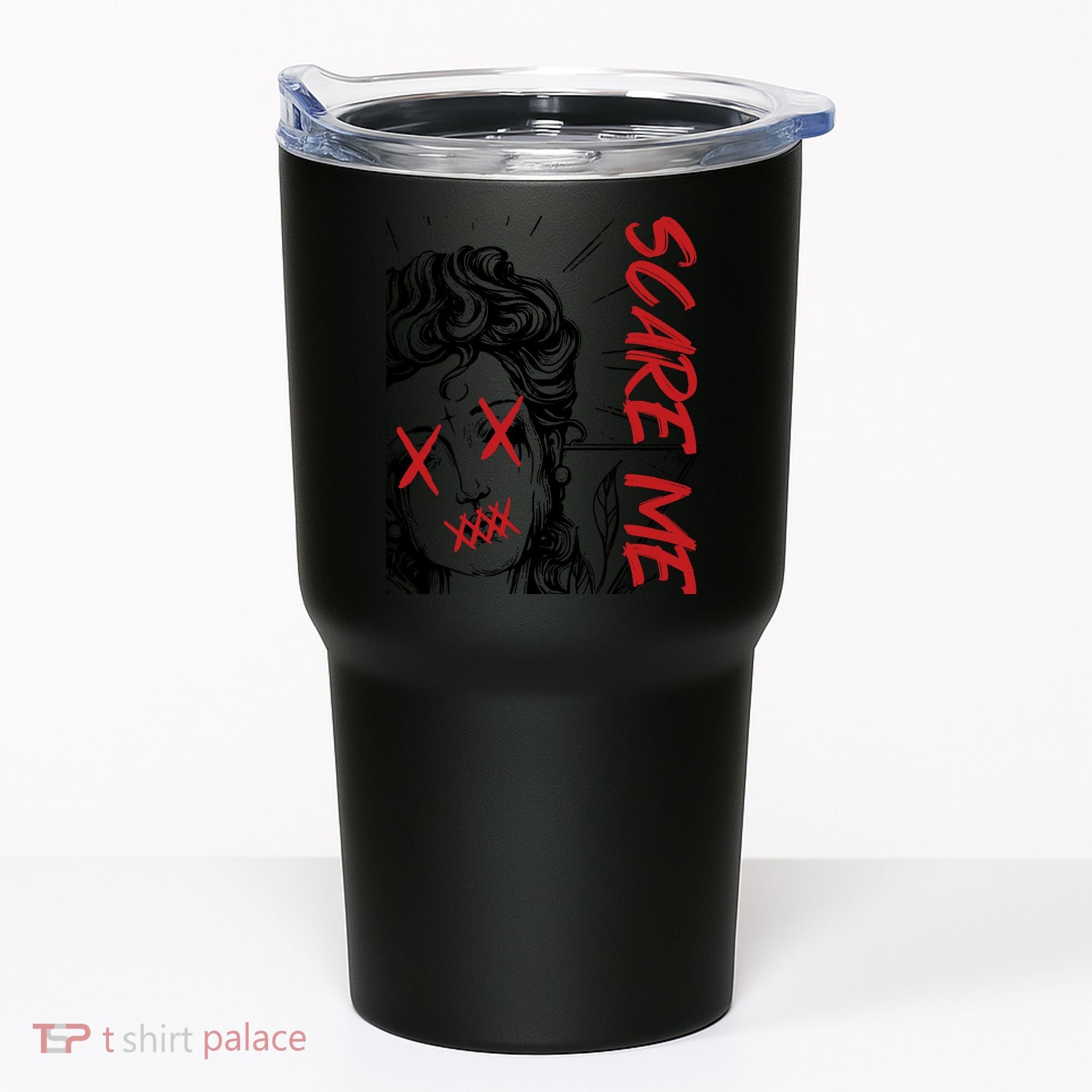 Dark Art Grunge Gothic Women Horror Graphic Tumbler
