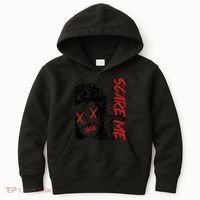 Dark Art Grunge Gothic Women Horror Graphic Kids Hoodie thumb 0