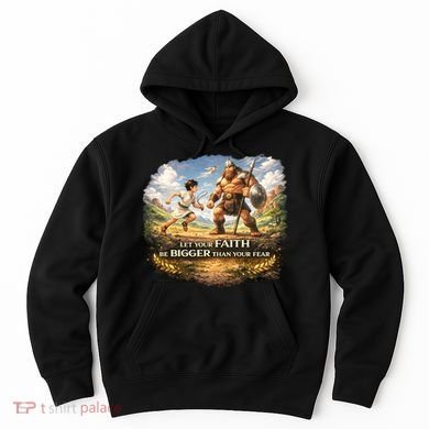 David And Goliath Christian Inspirational Hoodie