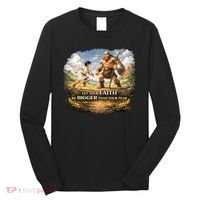 David And Goliath Christian Inspirational Long Sleeve Shirt thumb 0