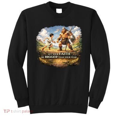 David And Goliath Christian Inspirational Sweatshirt