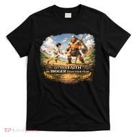 David And Goliath Christian Inspirational T-Shirt thumb 0