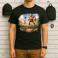 David And Goliath Christian Inspirational T-Shirt thumb 6
