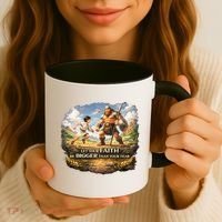 David And Goliath Christian Inspirational Coffee Mug thumb 3