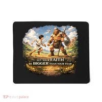 David And Goliath Christian Inspirational Mousepad thumb 0