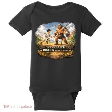 David And Goliath Christian Inspirational Baby Bodysuit