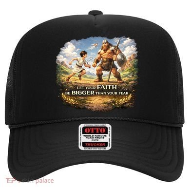 David And Goliath Christian Inspirational Hat