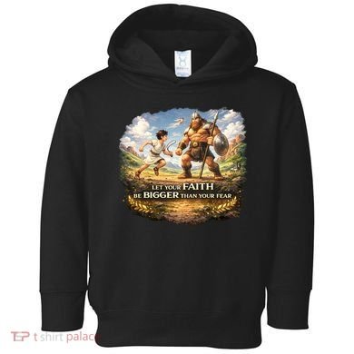 David And Goliath Christian Inspirational Toddler Hoodie