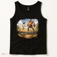 David And Goliath Christian Inspirational Tank Top thumb 2