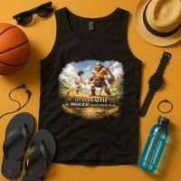 David And Goliath Christian Inspirational Tank Top thumb 4