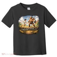 David And Goliath Christian Inspirational Toddler T-Shirt thumb 0