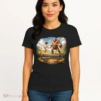 David And Goliath Christian Inspirational Women's T-Shirt thumb 4