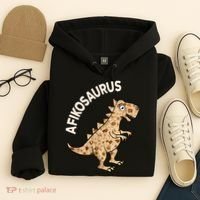 Dinosaur Afiko Hebrew Passover Jewish Funny Hoodie thumb 4