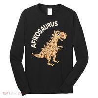 Dinosaur Afiko Hebrew Passover Jewish Funny Long Sleeve Shirt thumb 0