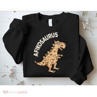 Dinosaur Afiko Hebrew Passover Jewish Funny Sweatshirt thumb 2