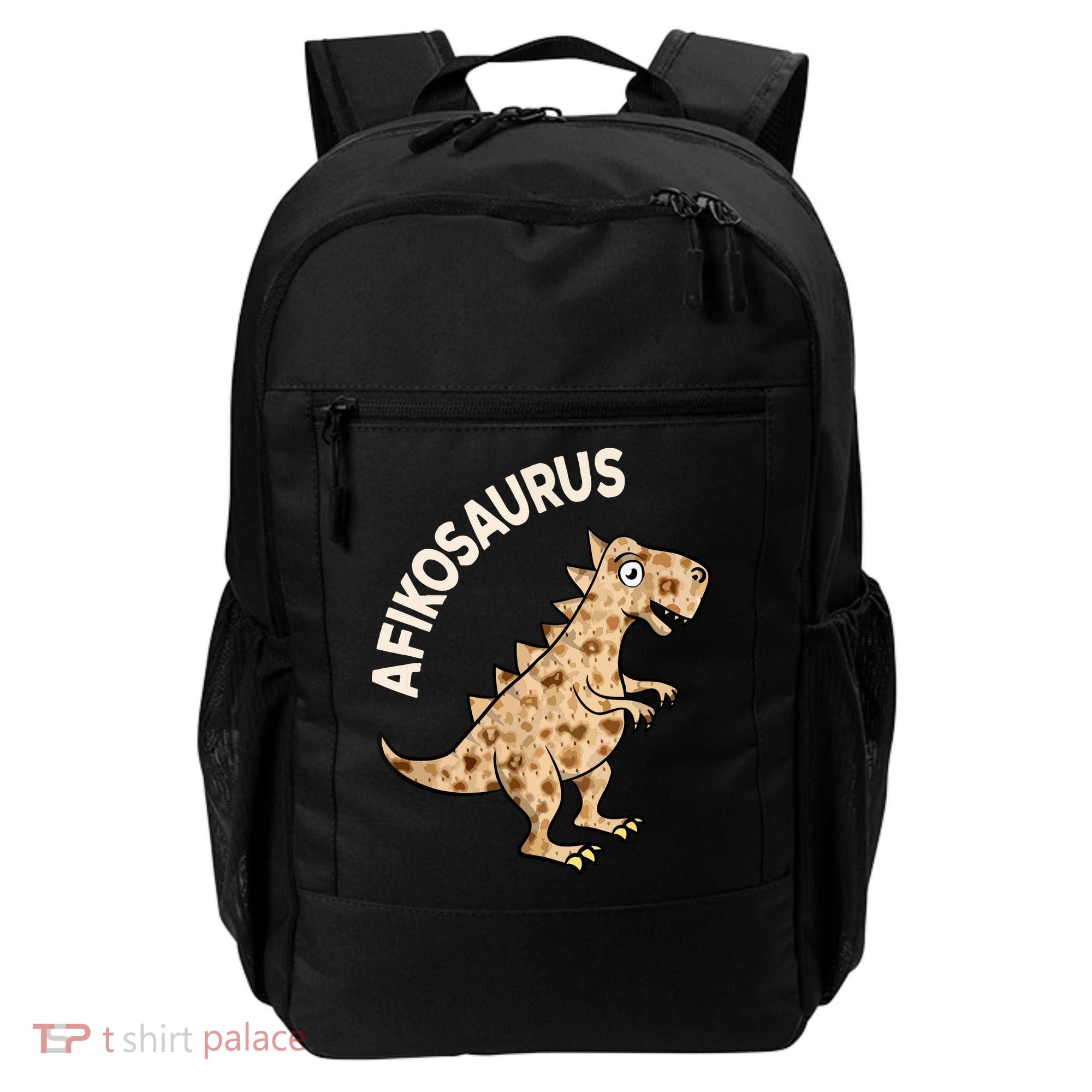 Dinosaur Afiko Hebrew Passover Jewish Funny Backpack