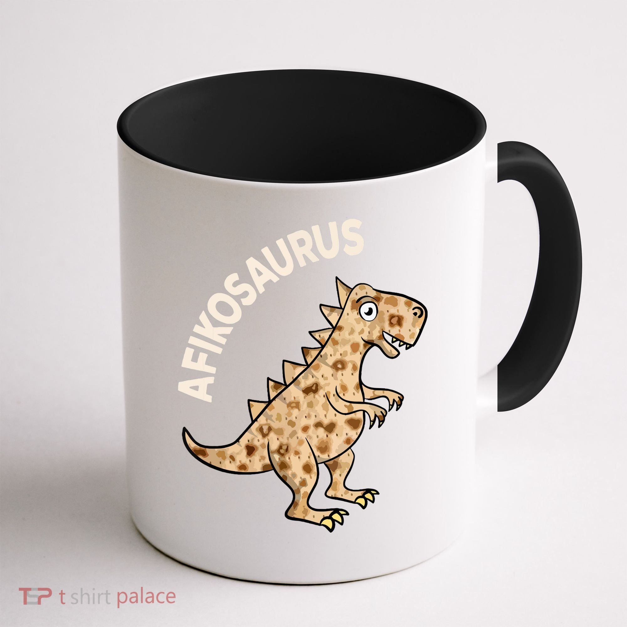 Dinosaur Afiko Hebrew Passover Jewish Funny Coffee Mug