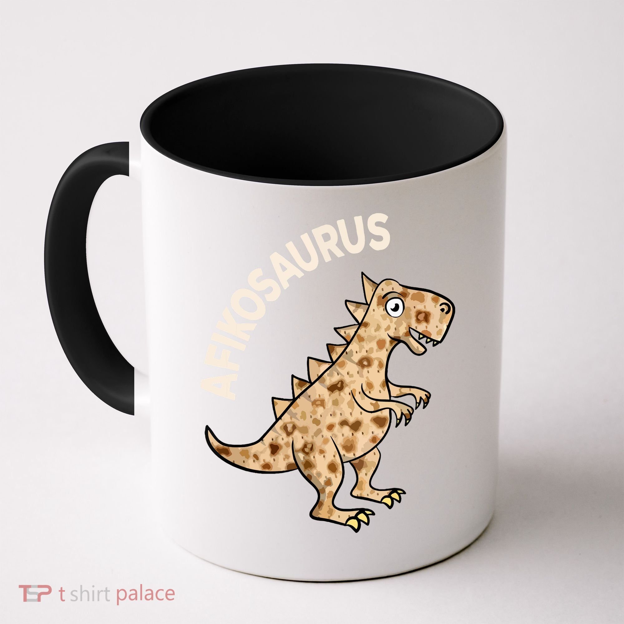 Dinosaur Afiko Hebrew Passover Jewish Funny Coffee Mug